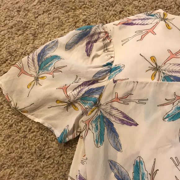 Family Affairs XS Sheer Floral Blouse - Picture 8 of 8